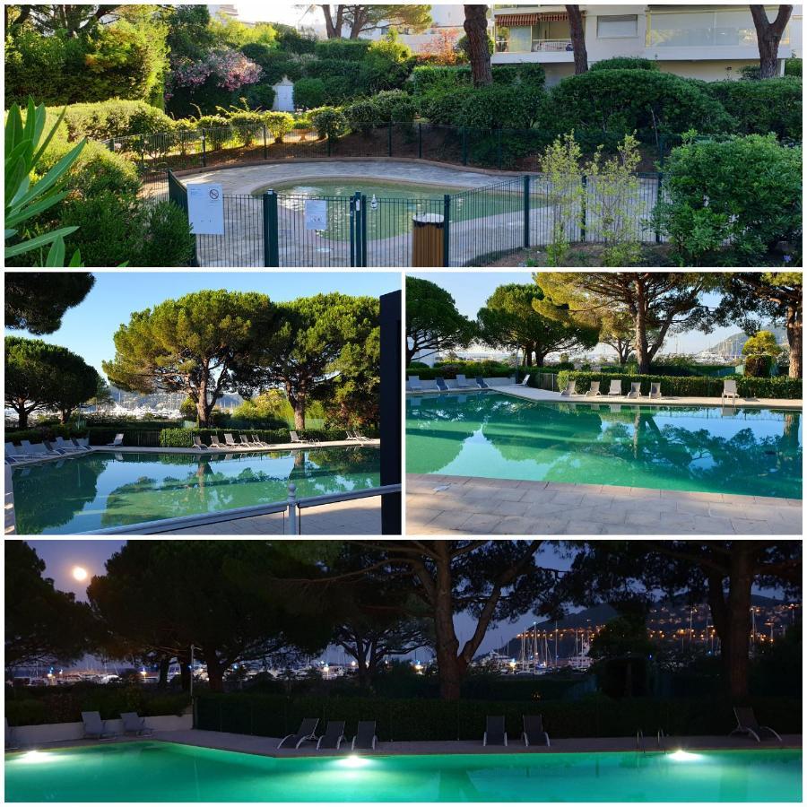 Garden And Beach Sea View Apartment Cannes Mandelieu Kültér fotó