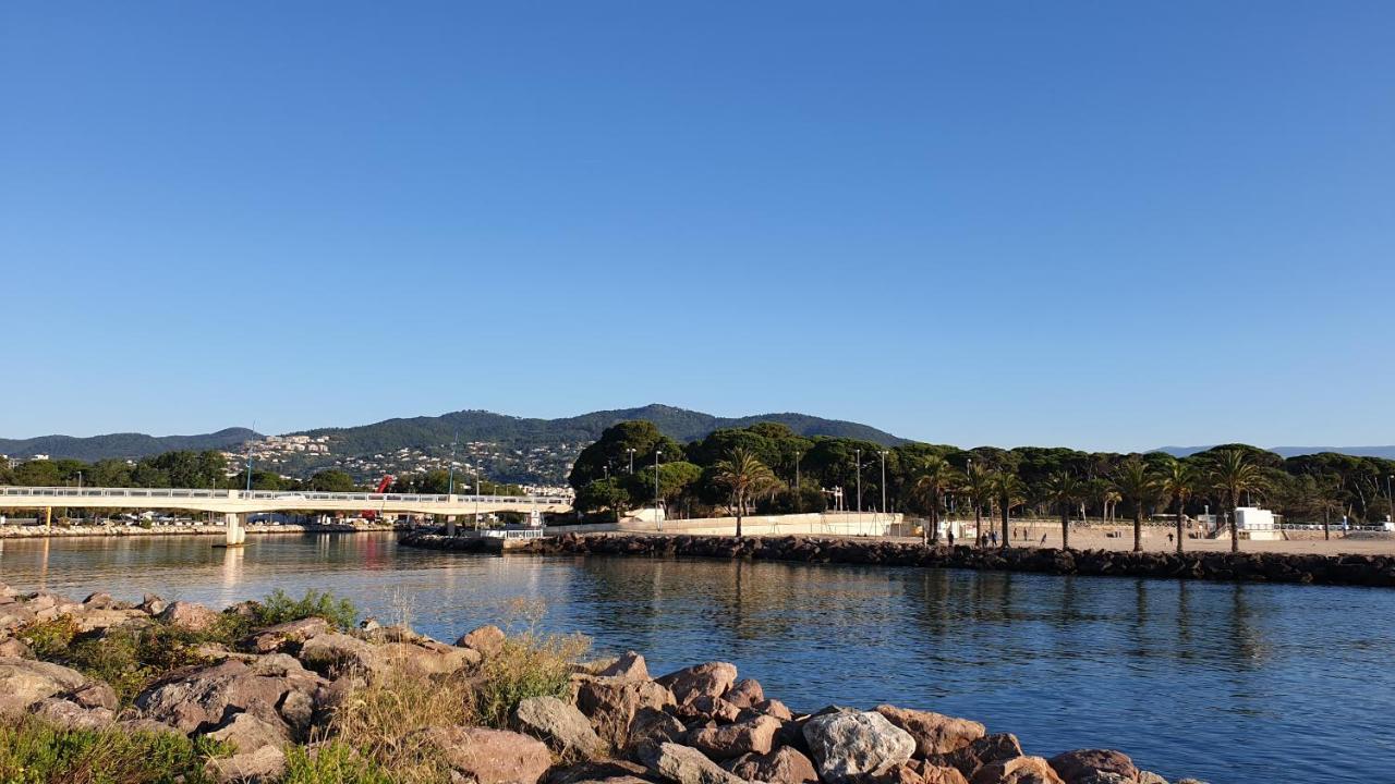 Garden And Beach Sea View Apartment Cannes Mandelieu Kültér fotó