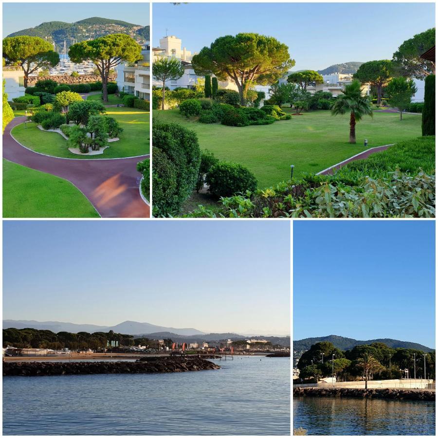 Garden And Beach Sea View Apartment Cannes Mandelieu Kültér fotó